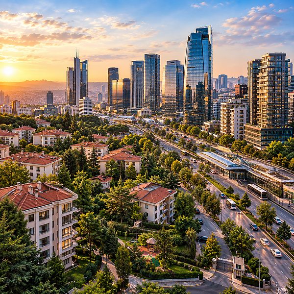Gayrettepe Emekli Subay Evleri ve çevresindeki konut dokusu