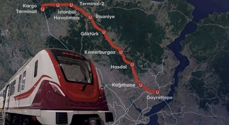 Gayrettepe İstanbul Havalimanı Metrosu Mevcut Durumu.